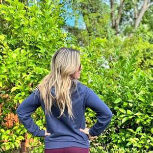 AVIATOR NATION 5 STRIPE HOODIE - NAVY